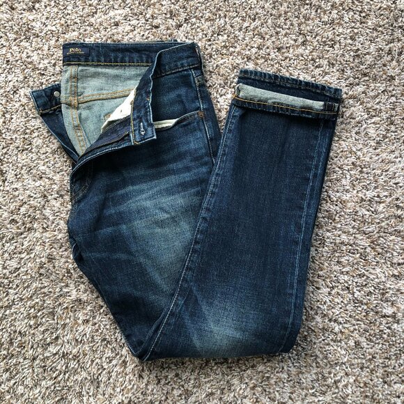 (Like New) Polo Ralph Lauren - Sullivan Slim Fit Jeans (Dark wash) - Picture 3 of 3